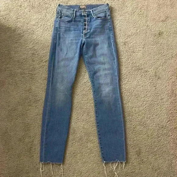 MOTHER The Flycut Stunner Ankle Fray in Final Frontier Size 26 - Picture 2 of 7